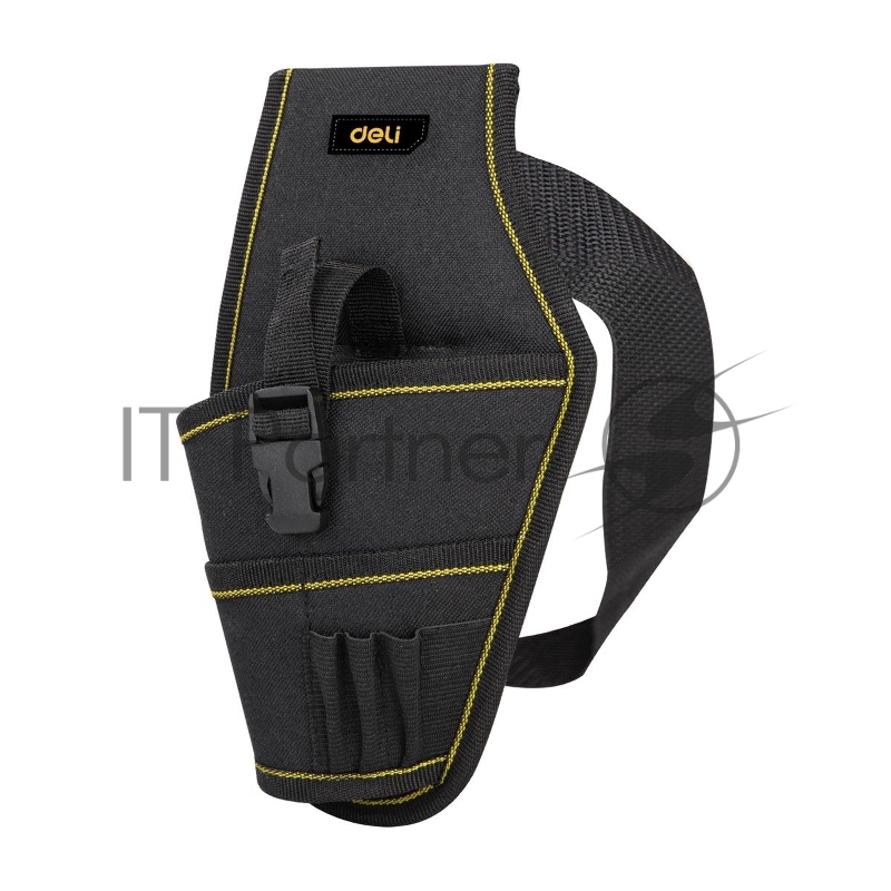 Поясная сумка-кобура монтажника Deli DL430004 260 x 150 мм, 4 кармана, ткань Оксфорд 600D