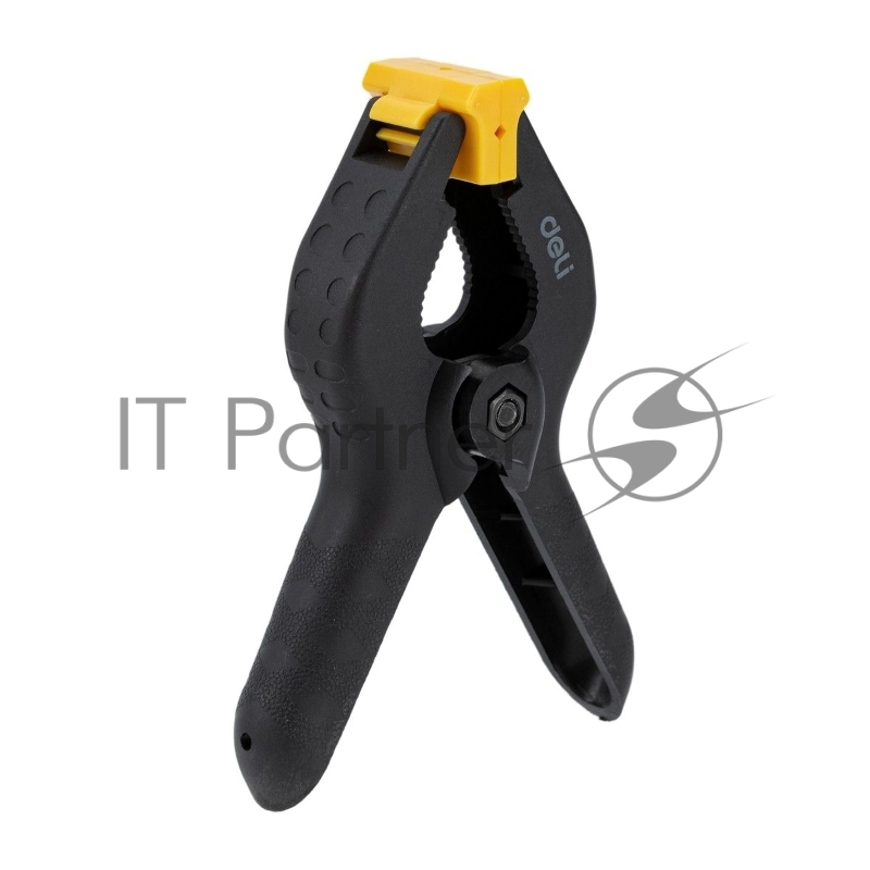 Струбцина-зажим пружинная Deli DL110004 длина 100мм, макс.диаметр зажима 30мм, макс.усилие зажима 120N