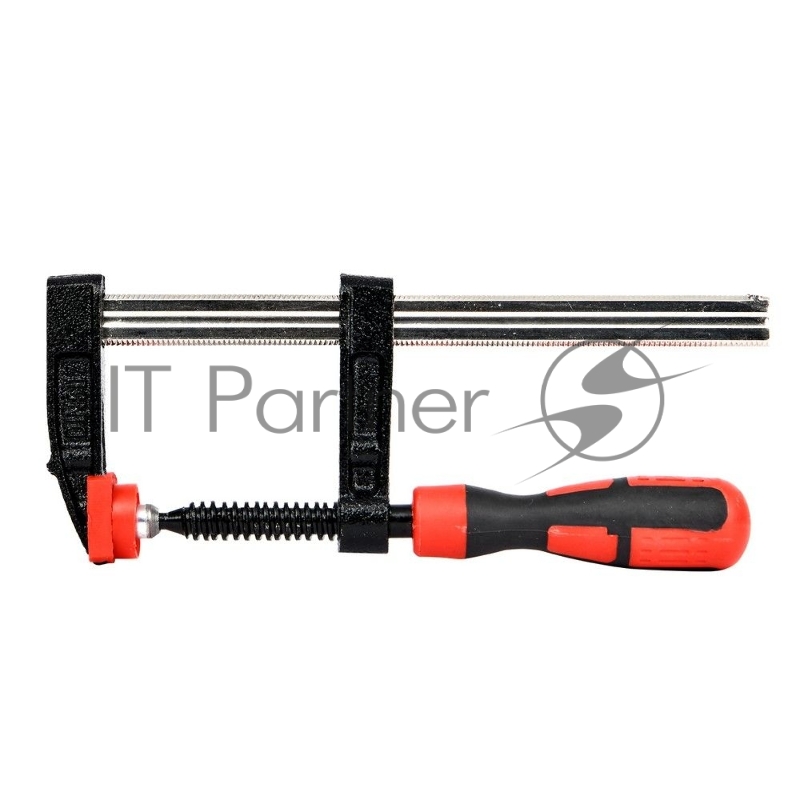 Струбцина F-образная усиленная Deli DL110515Z 150x50 мм, макс. усилие зажима 2000N, резьба 12мм