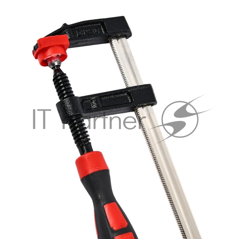 Струбцина F-образная усиленная Deli DL110515Z 150x50 мм, макс. усилие зажима 2000N, резьба 12мм