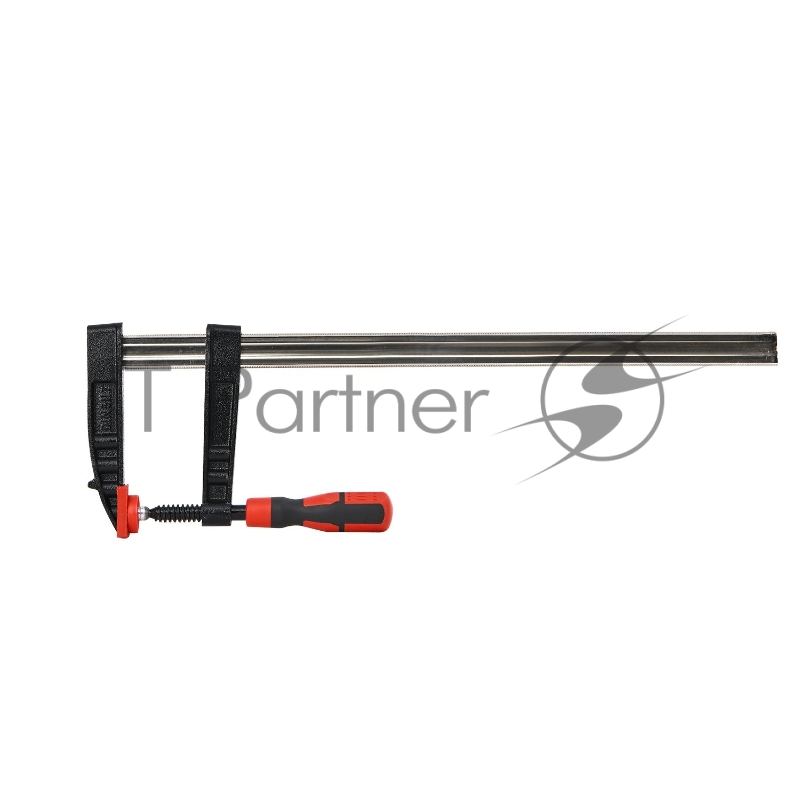 Струбцина F-образная усиленная Deli DL111230Z 300x120 мм, макс. усилие зажима 3500N, резьба 16мм