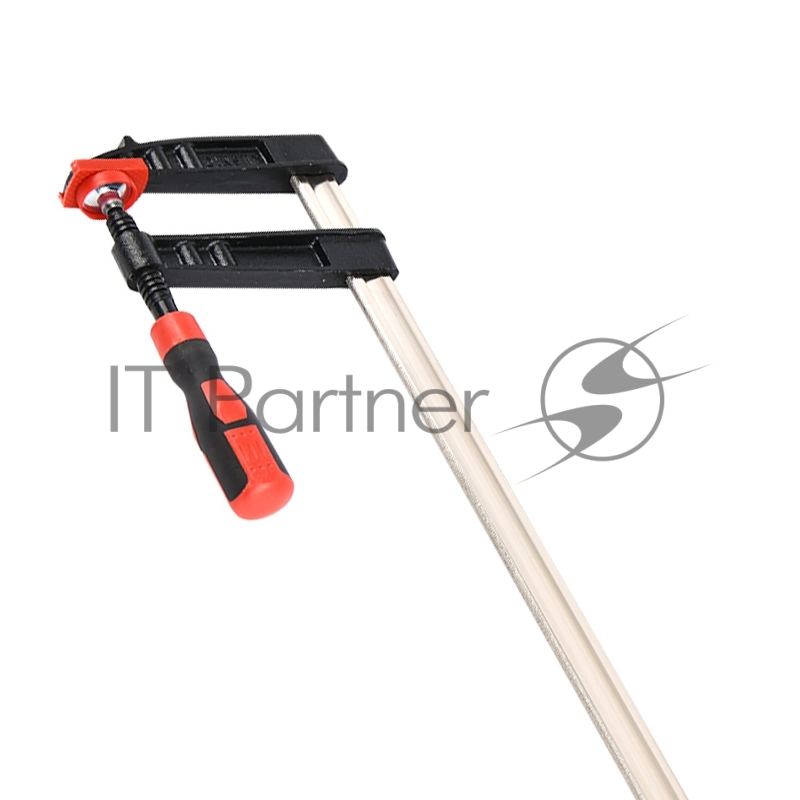 Струбцина F-образная усиленная Deli DL111280Z 800x120 мм, макс. усилие зажима 3500N, резьба 16мм