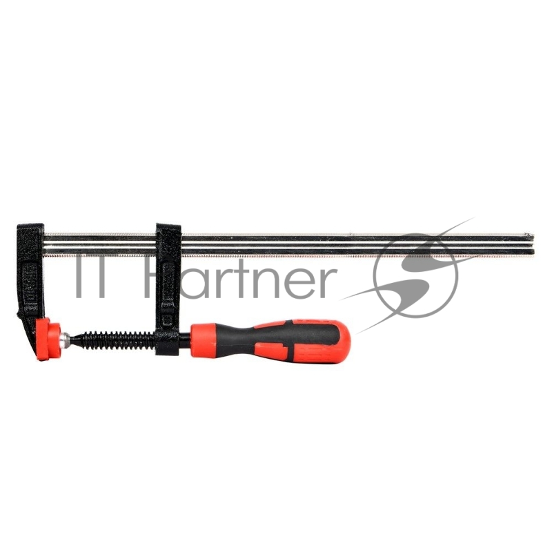 Струбцина F-образная усиленная Deli DL110525Z 250x50 мм, макс. усилие зажима 2000N, резьба 12мм