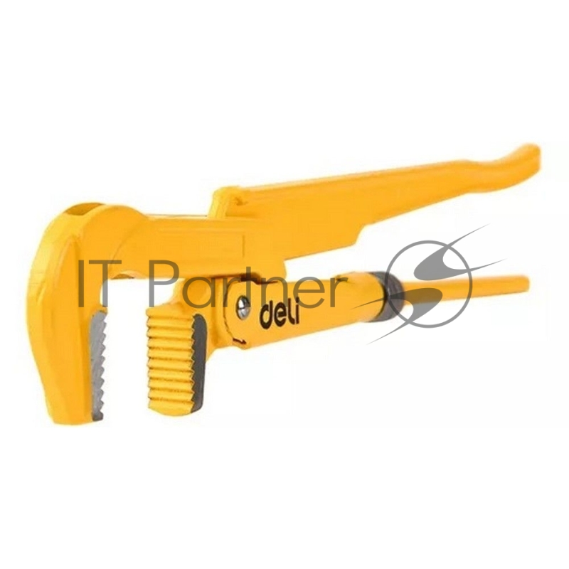 Трубный рычажный ключ №3 с прямыми губками Deli DL105167 560мм, раскрытие губок 0-67мм, сталь Cr-V