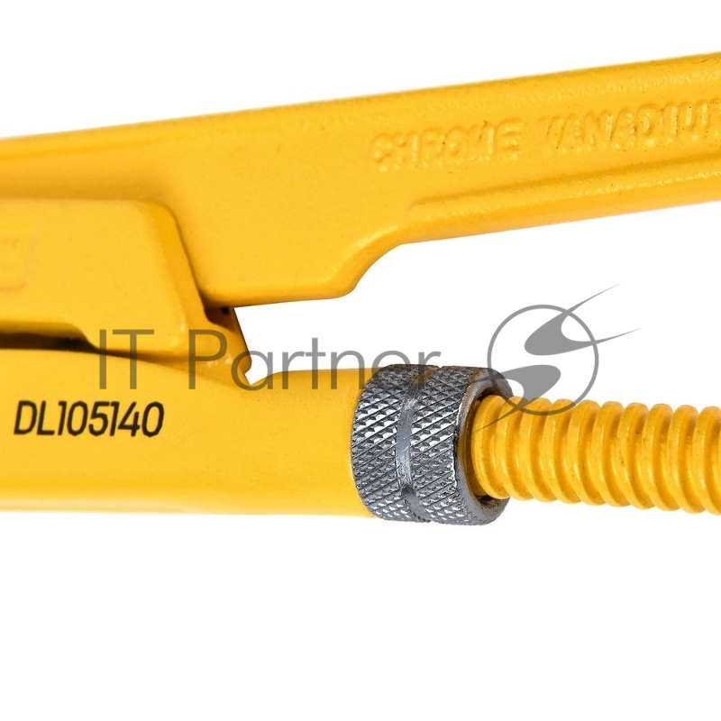 Трубный рычажный ключ №1 с прямыми губками Deli DL105140 315мм, раскрытие губок 0-40мм, сталь Cr-V