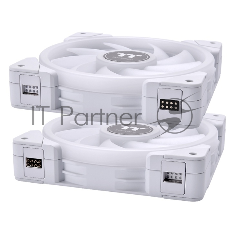 Вентилятор в корпус Thermaltake CL-F162-PL14SW-A SWAFAN EX14 RGB PC Cooling Fan White TT Premium Edition 3 Pack/Fan/14025/PWM 500~2000rpm/magnetic terminal/LED software control/White