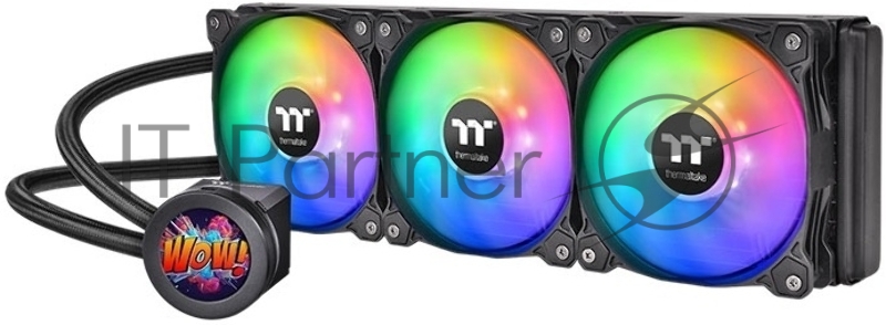 Жидкостная система охлаждения Thermaltake Floe Ultra 360 RGB/All-In-One Liquid Cooling System/Water Block 2.1inch LCD/Fan 120*3 /PWM 500~1500rpm/LED Software Control CWT