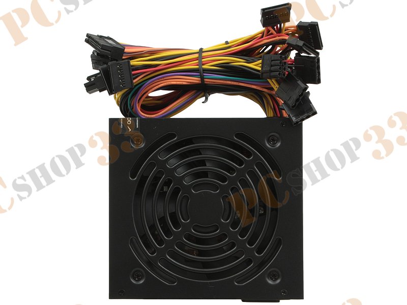 Блок питания 750Вт Aerocool VX-750 ATX12V V2.3 (20/24+4/8+6/8pin, вентилятор d120мм) + кабель питания EURO (1.1м)