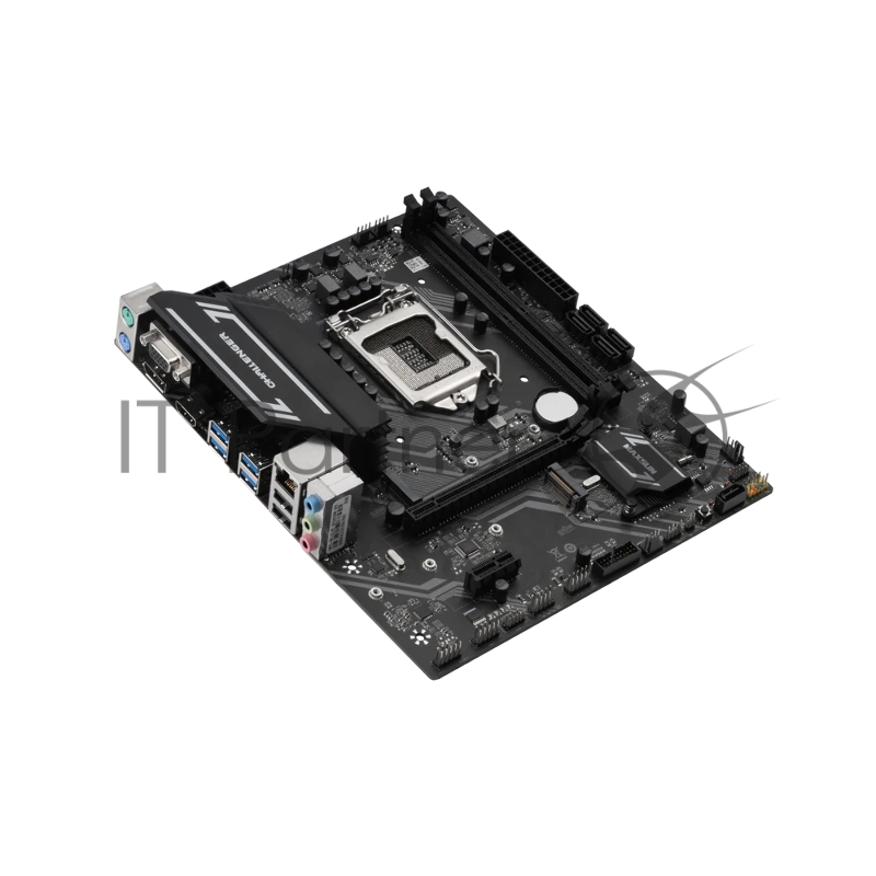 Материнская плата Maxsun MS-Challenger B560M 1200, B560, 2xDDR4, 1xPCIEx16,1xPCIEx1,2xM.2, Front2xUSB3,2xUSB2, Rear2xUSB2,4xUSB3, 5xSATA3, 1GLan, VGA+HDMI+DP, mATX, RTL