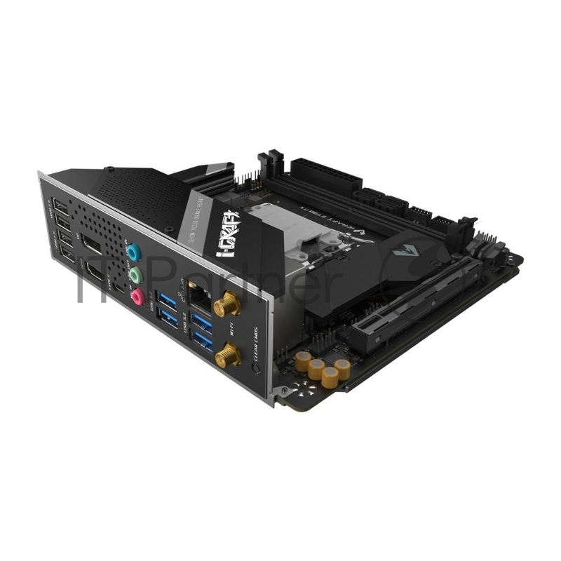 Материнская плата Maxsun MS-iCraft Z790ITX WIFI 1700, Z790, 2xDDR5, 1xPCIEx16,2xM.2, Front1xType-C,2xUSB3,3xUSB2, Rear1xType-C,4xUSB3,4xUSB2, 4xSATA3, 2,5GLan, HDMI+DP, Mini-ITX, RTL