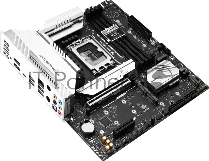 Материнская плата Maxsun MS-Terminator Z790M D5 1700, Z790, 4xDDR5, 1xPCIEx16,1xPCIEx4,5xM.2, Front1xType-C,2xUSB3,3xUSB2, Rear1xType-C,4xUSB3,4xUSB2, 4xSATA3, 2,5GLan, HDMI+DP, mATX, RTL