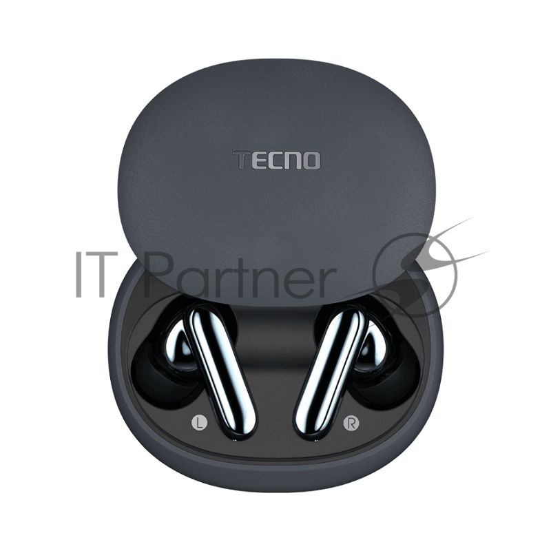 Беспроводные Bluetooth наушники Tecno TU01 серый/grey