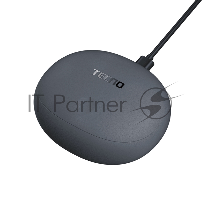 Беспроводные Bluetooth наушники Tecno TU01 серый/grey