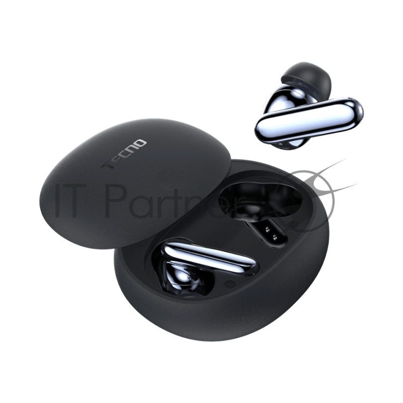 Беспроводные Bluetooth наушники Tecno TU01 серый/grey