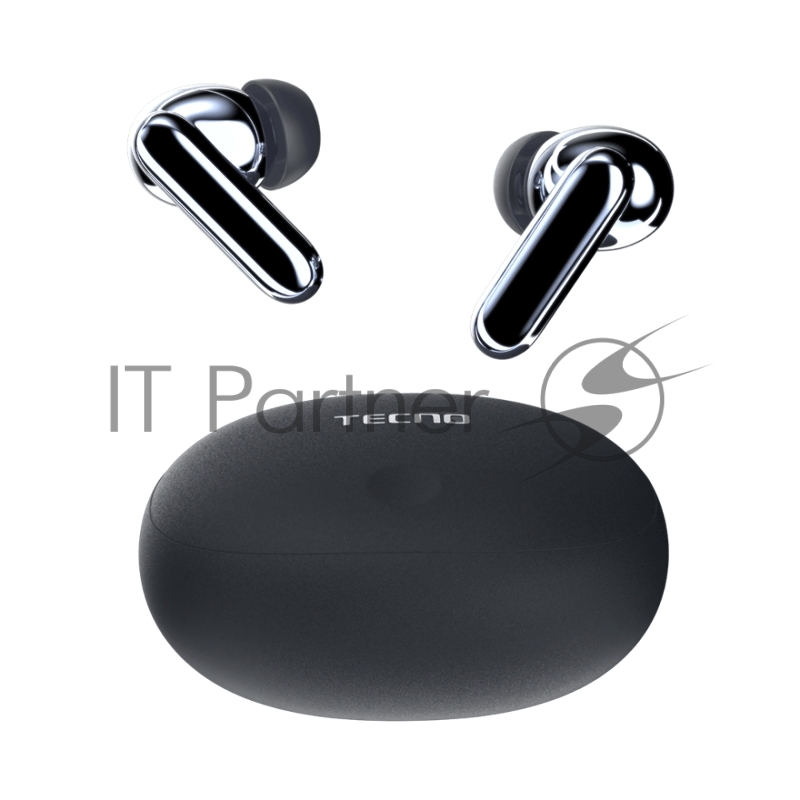 Беспроводные Bluetooth наушники Tecno TU01 серый/grey