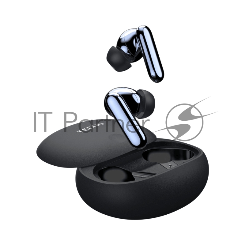 Беспроводные Bluetooth наушники Tecno TU01 серый/grey