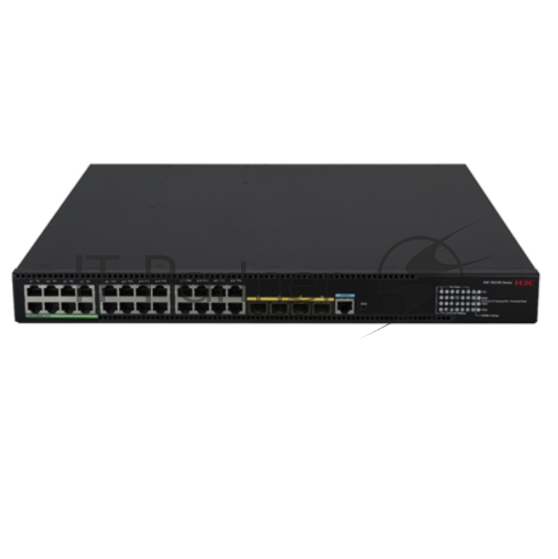 Коммутатор H3C S5570S-28S-HPWR-EI-A L3 Ethernet Switch with 24*10/100/1000BASE-T Ports and 4*1G/10G BASE-X SFP Plus Ports, Without Power Supplies, PoE+