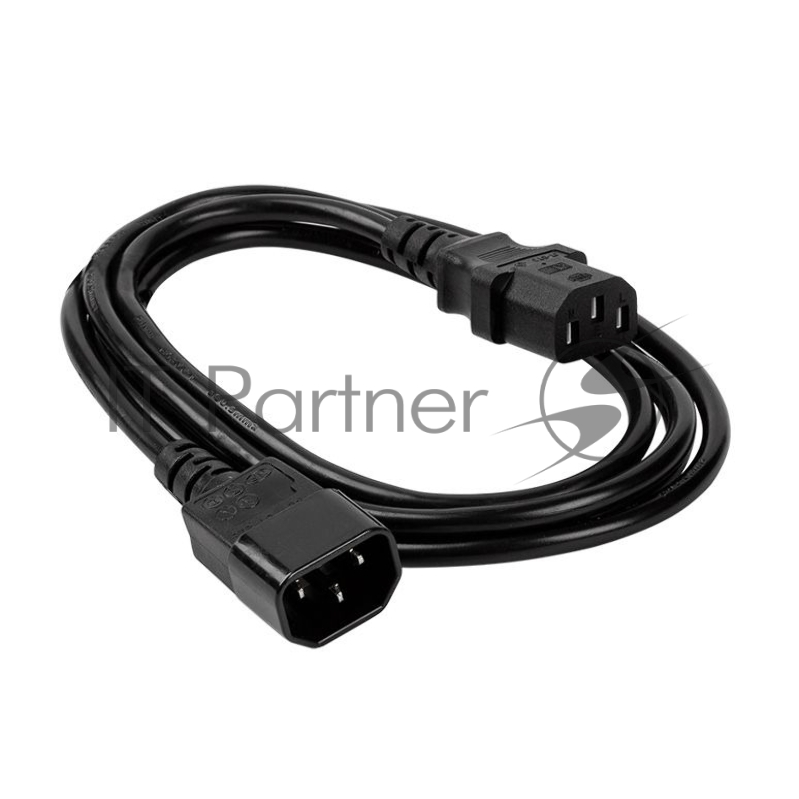 Кабель Russia AC Power Cable 250V10A,3m,Black,Straight Connector(C14),Straight Connector(C13)
