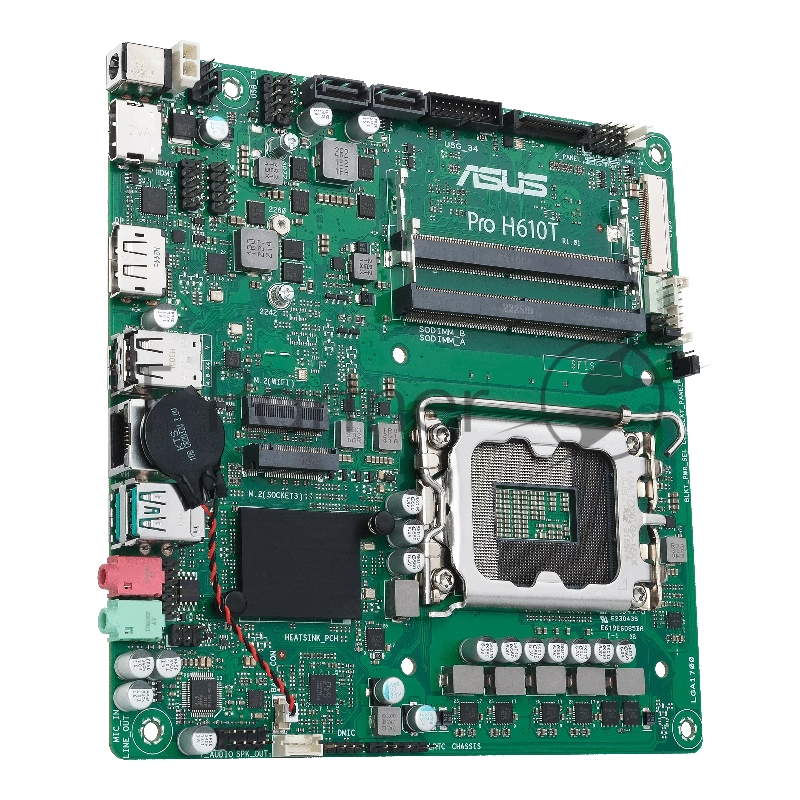 Материнская плата ASUS PRO H610T-CSM/LGA1700,H610,USB3.2, SATA,MB
