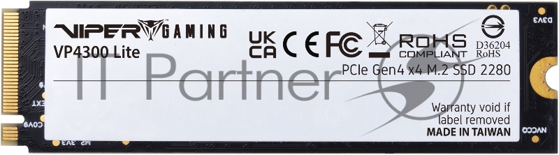 SSD жесткий диск PATRIOT M.2 2280 2TB PCIE GEN4 VIPER VP4300L2TBM28H