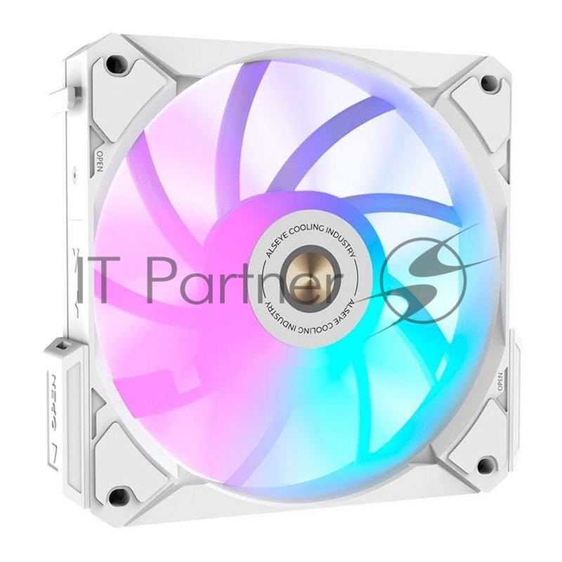 Вентилятор для корпуса ALSEYE COOLING FAN i12W White Dimensions: 120 x 120 x 25mmVoltage: DC 12VCurrent: 0.25A±10%Fan Speed : 800-1800±10%Max. Air Flow: 31.18-73.92CFMMax. Air Pressure: 0.56-2.1mmH20Max. Noise: 20-33.2dBABearing Type : FDB BearingLif