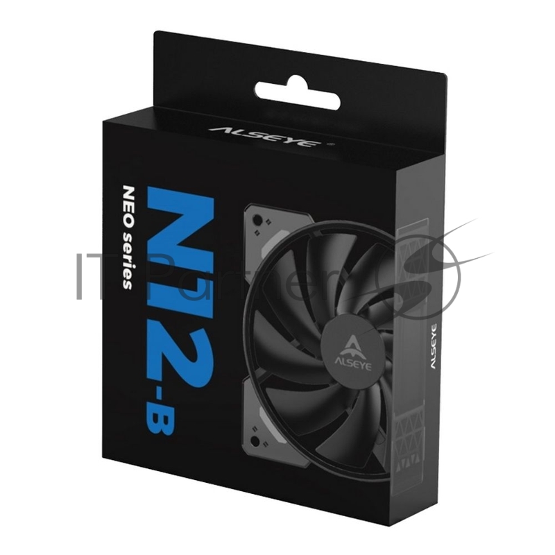 Вентилятор для корпуса ALSEYE N12-B Cooling Fan Black N12-B Cooling Fan Black 120*120*25mm, 700~1800RPM, 25.98~62.46CFM, 7.4~34.8dB(A)