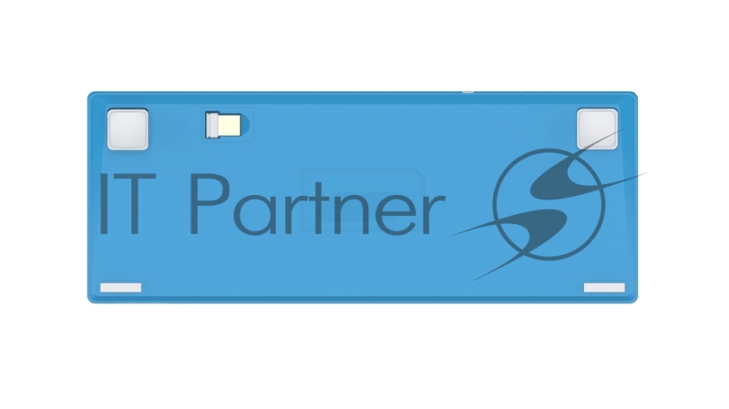 Клавиатура механическая беспроводная Dareu A84 Ice Blue (голубой), 84 клавиши, switch Aqua (linear), подключение проводное+Bluetooth+2.4GHz, аккумулятор 2000mAh