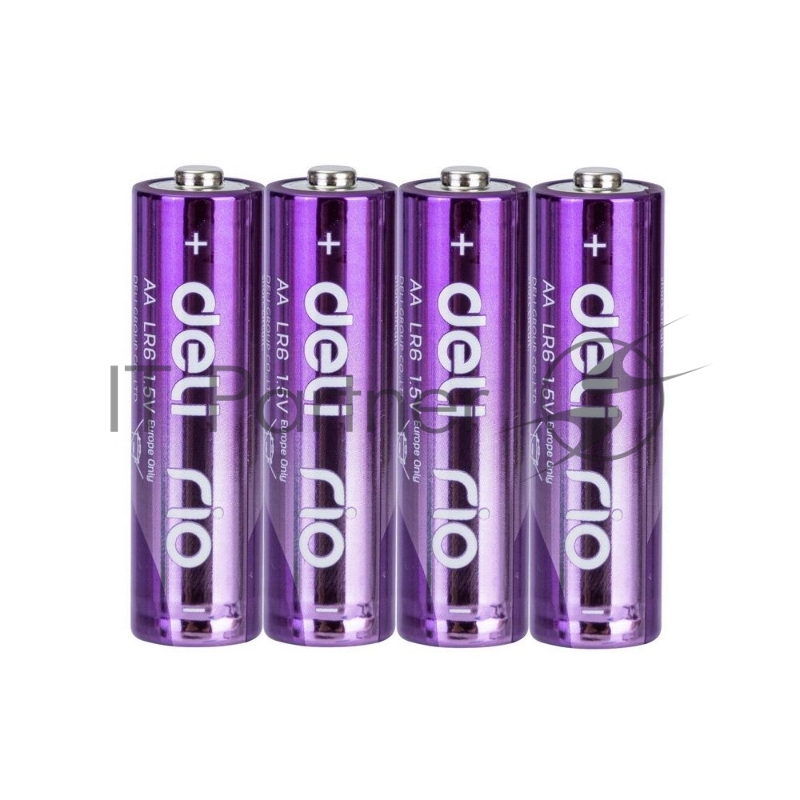 Батарейки Deli Rio E82902 AA LR6 1.5V (4штPack)