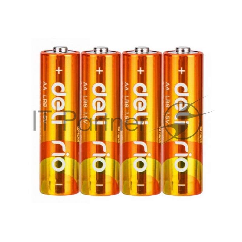 Батарейки Deli Rio E82902 AA LR6 1.5V (4штPack)