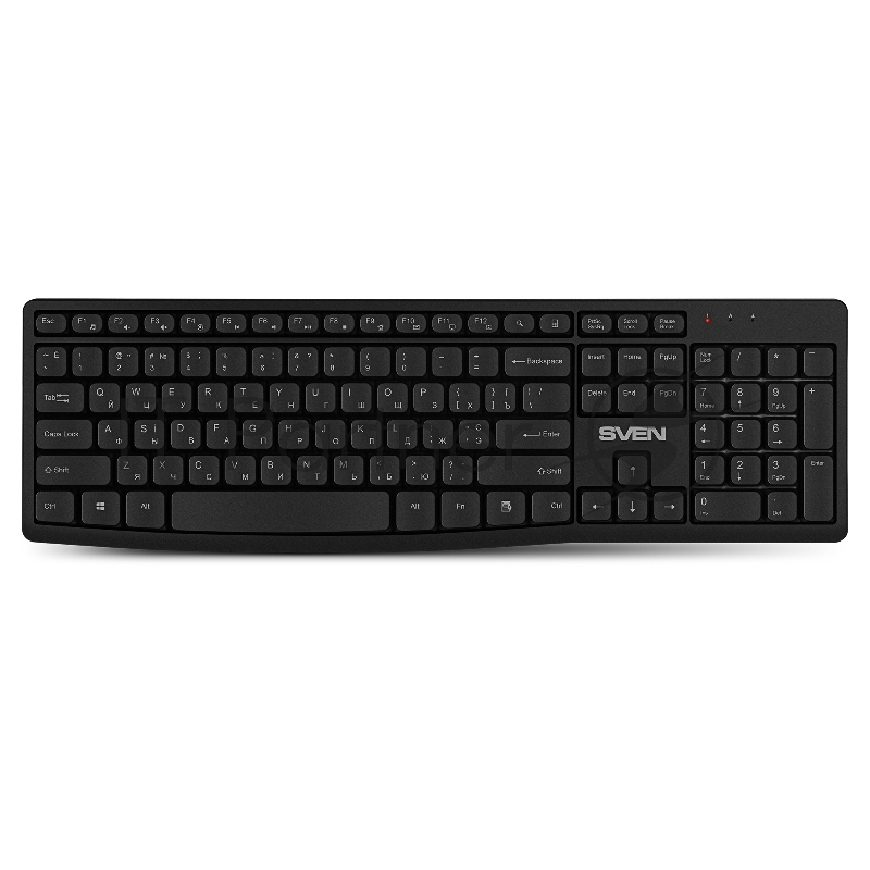 Беспроводной набор клавиатура+мышь SVEN KB-C3500W (2,4 GHz, 106 кл, 800-1600DPI)