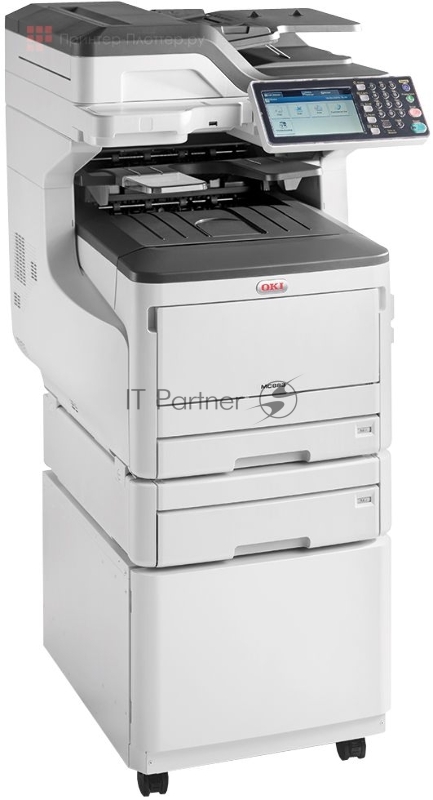 МФУ OKI MC883dnct цветное A4/A3 - 35/20 АПД на 100 листов Факс Степлер API-платформа Дуплекс Лоток: 4