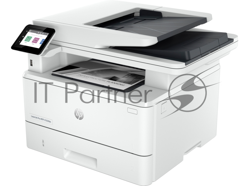 МФУ HP LaserJet Pro MFP M4103fdn (2Z628A) {A4, 1200dpi, 38ppm, 512Mb, 1200 MHz tray 100+250 pages USB+Ethernet Prin, старт. картр. 3050стр.}