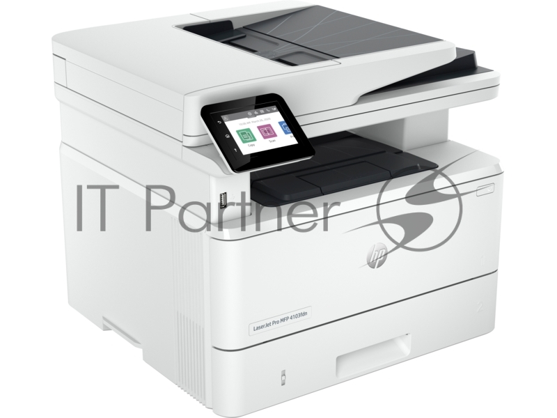 МФУ HP LaserJet Pro MFP M4103fdn (2Z628A) {A4, 1200dpi, 38ppm, 512Mb, 1200 MHz tray 100+250 pages USB+Ethernet Prin, старт. картр. 3050стр.}
