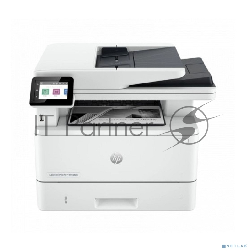 МФУ HP LaserJet Pro MFP M4103fdn (2Z628A) {A4, 1200dpi, 38ppm, 512Mb, 1200 MHz tray 100+250 pages USB+Ethernet Prin, старт. картр. 3050стр.}