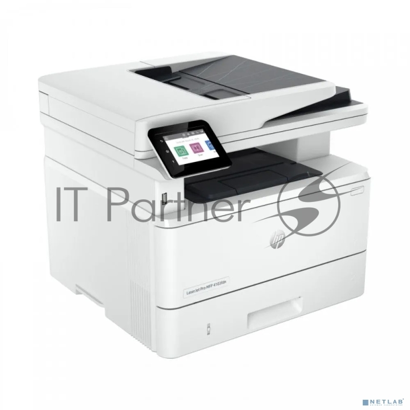 МФУ HP LaserJet Pro MFP M4103fdn (2Z628A) {A4, 1200dpi, 38ppm, 512Mb, 1200 MHz tray 100+250 pages USB+Ethernet Prin, старт. картр. 3050стр.}