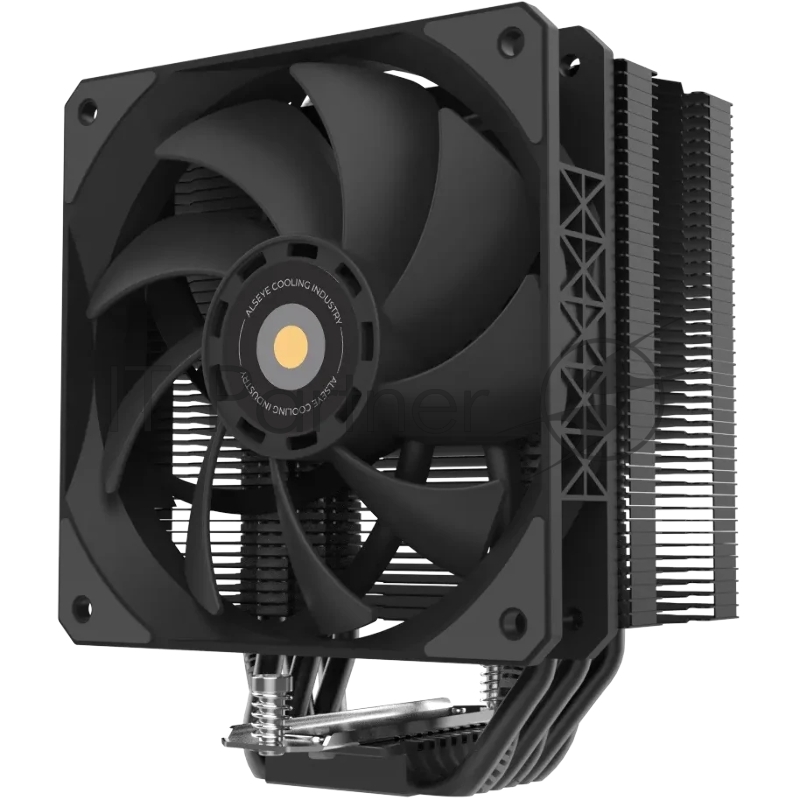 Кулер для процессора 120*120*25mm, 800-2000, 82CFM Max, 3.1mmH20 Max, 20-33.2dBA, 12V, 0.21A, 2.5W, Two ball Intel?115x/1200/1366/1700/2011