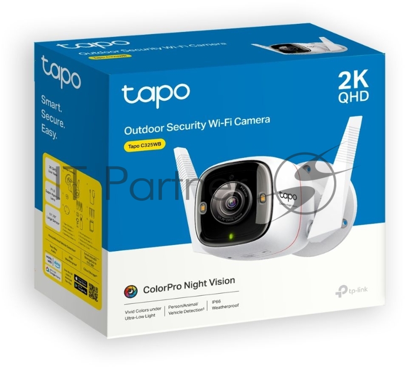 Уличная камера видеонаблюдения TP-Link Tapo C325WB с поддержкой Wi-Fi
