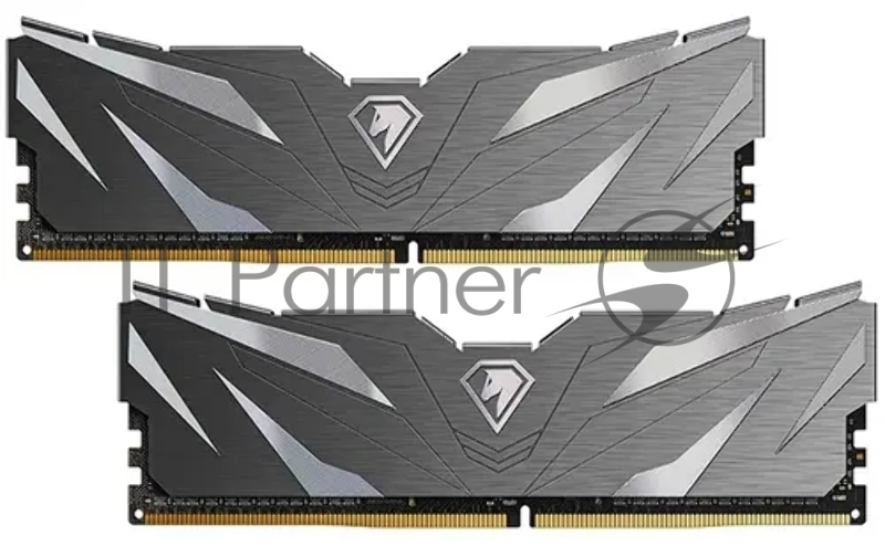 Память Netac 16GB DDR4 3200MHz Shadow II (2x8GB) CL16 1.35V / NTSWD4P32DP-16K / Black / with radiator