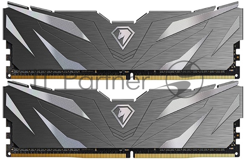 Модуль памяти DDR4 Netac Shadow II 16GB (2x8GB) 3600MHz CL18 1.35V / NTSWD4P36DP-16K / Black / with radiator