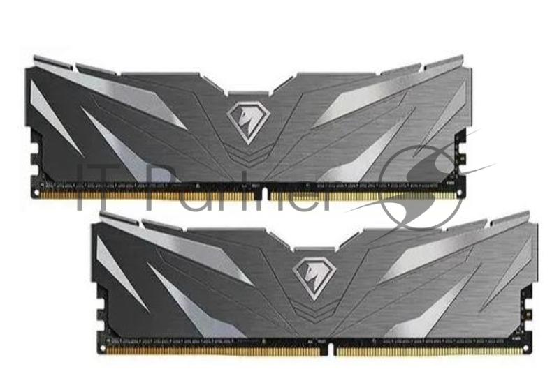 Модуль памяти DDR4 Netac Shadow II 16GB (2x8GB) 3600MHz CL18 1.35V / NTSWD4P36DP-16K / Black / with radiator