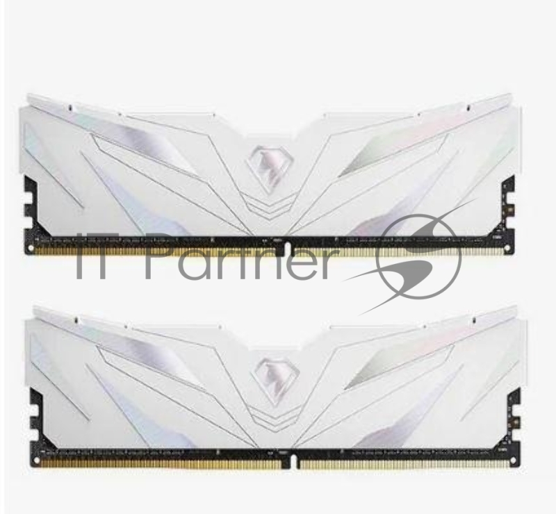 Память NETAC 32Gb DDR4 3200Mhz (16Gbx2) PC25600, DIMM Shadow II NTSWD4P32DP-32W C16 White, с радиатором