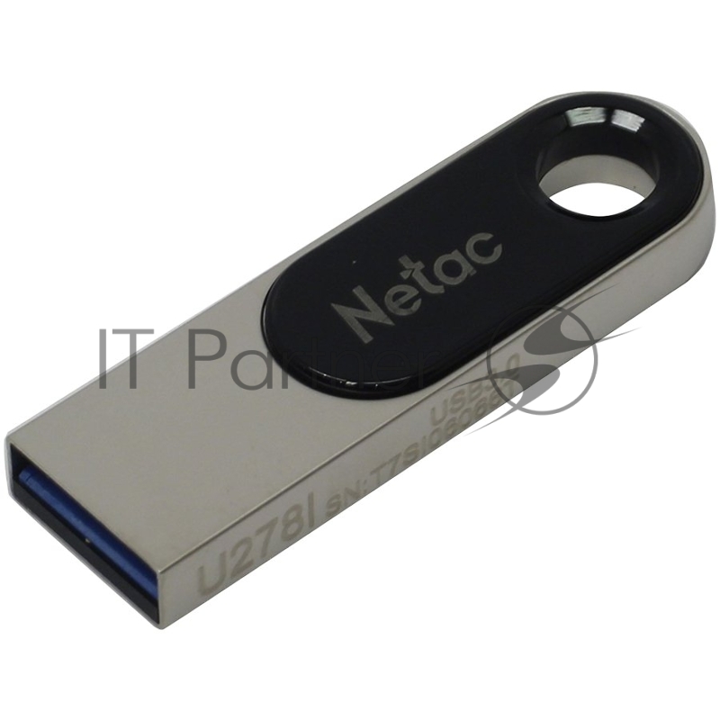 Флеш Диск Netac U278 64Gb <NT03U278N-064G-30PN>, USB3.0, металлическая матовая