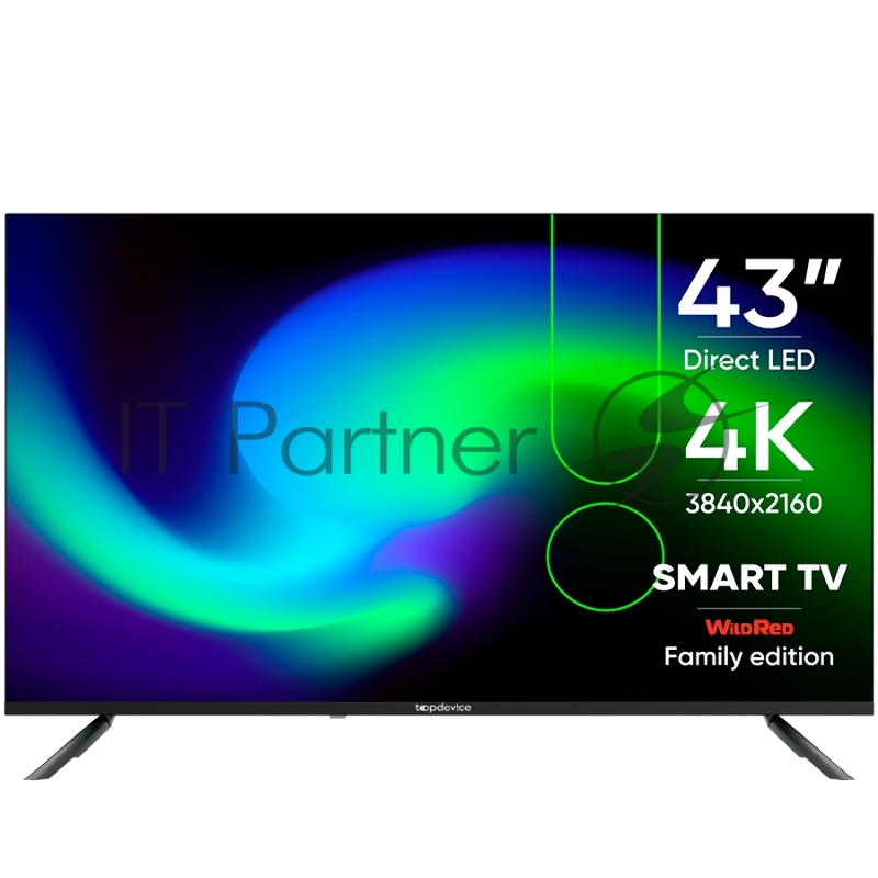 Телевизор Topdevice 43 TDTV43BS06U_BK Smart