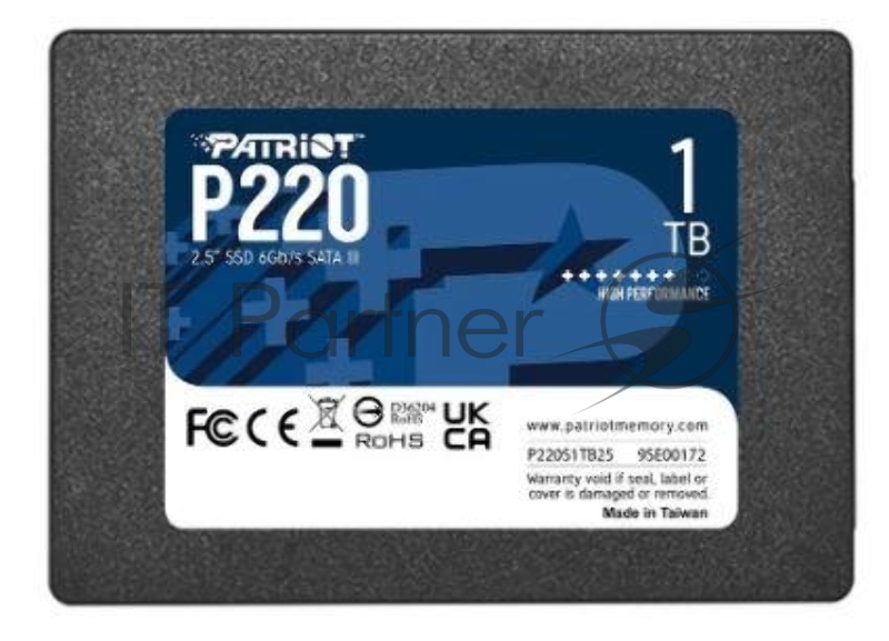 Накопитель SSD Patriot SATA III 1Tb P220S1TB25 P220 2.5
