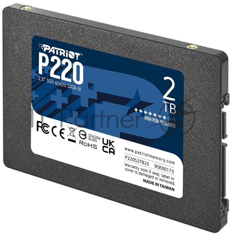 Накопитель SSD Patriot SATA III 2Tb P220S2TB25 P220 2.5