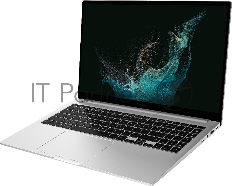 Ноутбук Samsung Galaxy Book 2 NP750 Core i5 1235U 16Gb SSD512Gb Intel UHD Graphics 15.6 IPS FHD (1920x1080) Windows 11 Professional silver WiFi BT Cam (NP750XED-KC8IT)