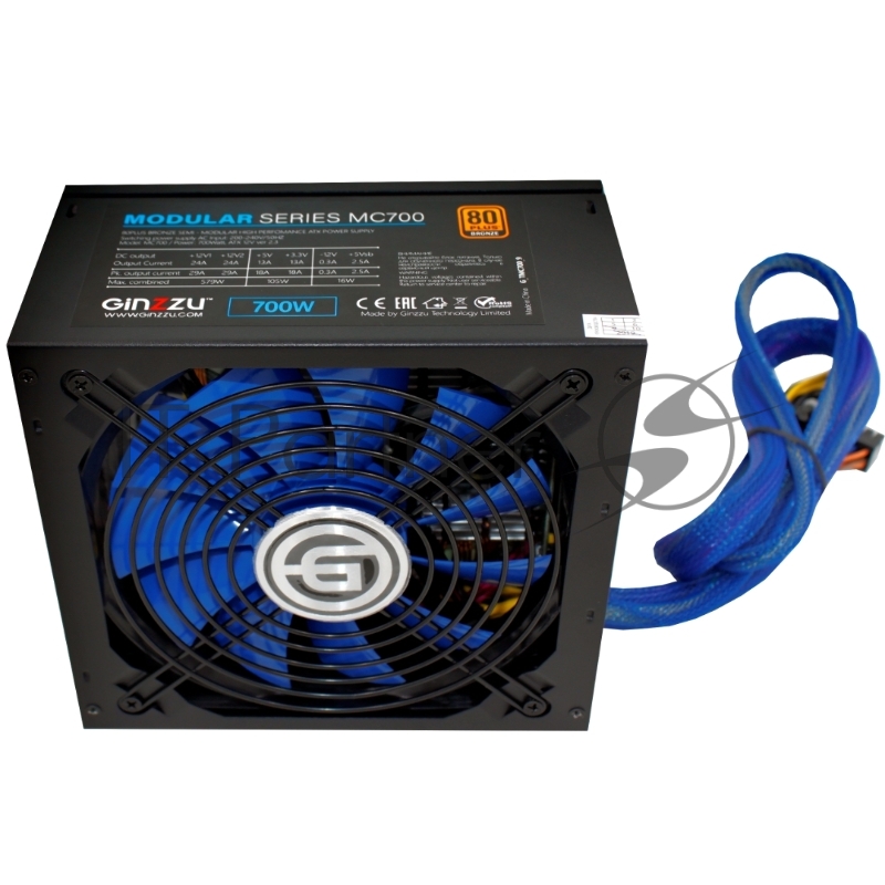 Блок питания Ginzzu MC700 700W 14CM 80+Bronze