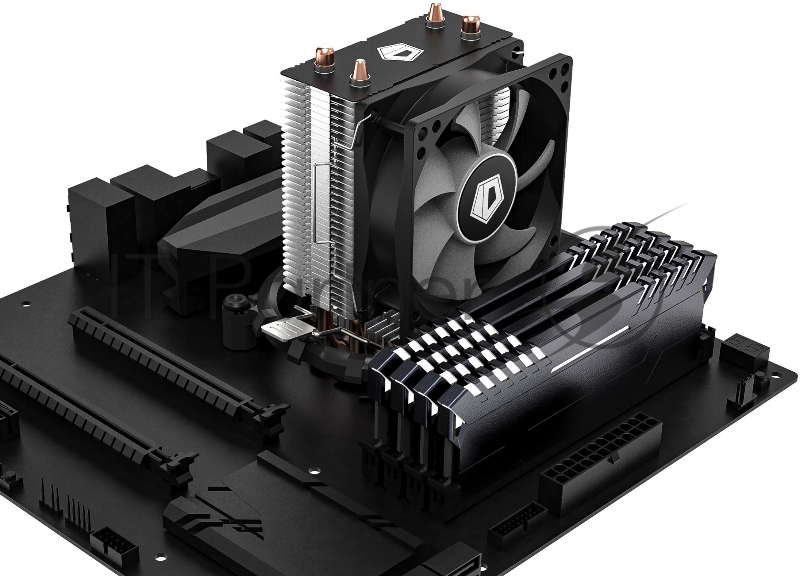 Кулер ID-COOLING SE-802-SD LGA1700/1200/115X/AM4/AM3/+/AM (40шт/кор, TDP 95W, 2 тепл.трубки прямого контакта, FAN 80mm) RET