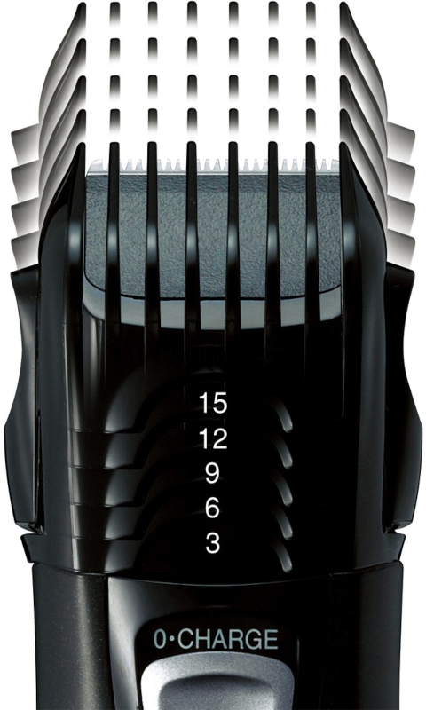 Триммер Panasonic ER-GY10CM504 черный 1Вт (насадок в компл:3шт)