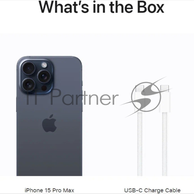 Смартфон APPLE iPhone 15 Pro Max/256 Гб синий MU2R3CH/A